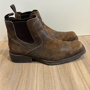 Ariat Men’s Midtown Rambler Square Toe Chelsea Slip On Boots 10031635 Size 11.5D